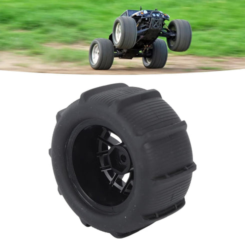 4Pcs Universal Rubber Plastic RC Beach Tires for 1/14 1/16 1/18 RC Car