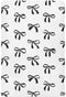 Vdsrup Crib Sheets for Boys Girl Black Bows Breathable Mini Crib Mattress Sheets