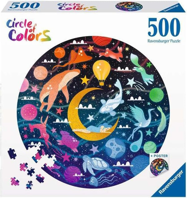 Ravensburger Circle of Colors: Dreams - 500 Piece Jigsaw Puzzle for Adults, Handcrafted Tooling Made in Germany