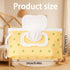 fernfern 3-Pack Baby Wipe Dispenser, Portable Refillable Wipe Holder, Reusable Travel Wet Wipe Pouch, Waterproof