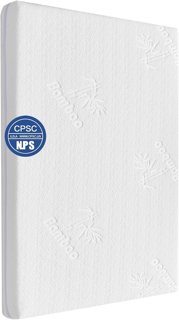 33x20 Bassinet Mattress for MikaMicky: 2" Thick Dual Sided Gel Memory Foam
