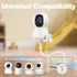 Baby Monitor Mount - Universal Adjustable Monitor Flex Stand for Hello Baby, Nanit Pro, Infant Optics, VTech & Most