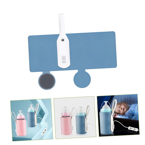 TIDTALEO Portable USB Bottle Warmer Sleeve with Intelligent Temperature Control and Timer Thermally Insulated Milk