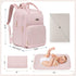Backpack 2 30L-38L) Backpack Qualyphant Extra Large Diaper Bag - Diaper Bag for Kids Twins (Expandable - Cute Travel