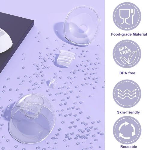 BDICOVE Set S32 24mm S32 One Full Breast Pump Parts with Flange Compatible with NCVI Nuliie NICEGREEN Life Zooawa