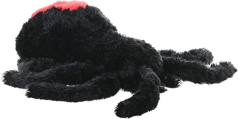 12 inches, Wild Republic Redback Spider, Cuddlekins, Stuffed Animal, Gift for Kids, Plush Toy, Fill is Spun Recycled