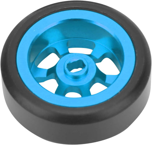 VGEBY 4pcs RC Drift Tire, RC Wheel Rim Tire Modification Parts Fit for Wltoys K969 K989 P929 1/28 RC(Blue) Mini Z Wheels and Tires 1/28 Drift Wheels