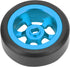VGEBY 4pcs RC Drift Tire, RC Wheel Rim Tire Modification Parts Fit for Wltoys K969 K989 P929 1/28 RC(Blue) Mini Z Wheels and Tires 1/28 Drift Wheels