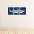 7.5 10 inches Set 3 Big Dot of Happiness Shark Zone - Nursery Wall Art, Kids Room Decor and Jawsome Shark Home