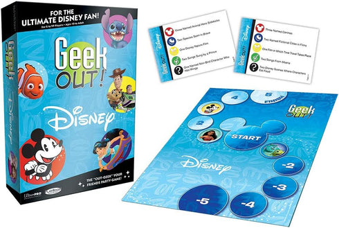 Geek Out! Disney Party Game | Enchanting Version of Popular Geek Out Board Game | A Trivia Bluffing Game Featuring Favorite Disney Characters | Perfect for Family Game Night | Fun Family Board Game
