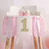 Pink 1st Highchair Banner - High chair Banner Decoration for First/1st Birthday,