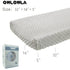 Owlowla Changing Pad Cover - Soft Minky Dots Changing Table Sheets for Baby Boy and Girl, 2 Pack