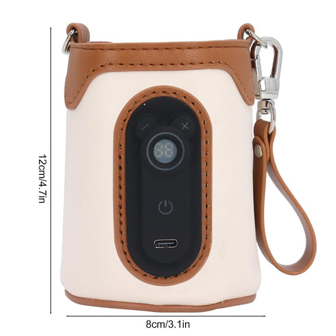 Miriam Song 26 Portable Bottle Warmer,USB Powered, Gears Temperature Adjustable, Ideal for Baby Bottles, Home, Family