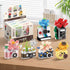 Gearblox Set Peony Mini Flower Cameras Micro Bricks Building Toy Collectible Cute Camera Miniature Toys Models Creative
