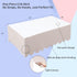 100% 28"x 52" 14" 4-Sided Cotton Scallop Edge Crib Bed Skirt, with Drop, Soft Breathable Cotton Bedding Skirt for Baby