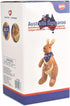 BOHS Kangaroo Stuffed Animal Toy - 11.8 Inches with Joey in Pouch and Australia Scarf, Soft Cuddly Plush Toy