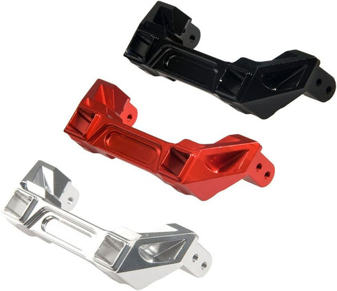 Aluminum Alloy Front and Rear Bumper Mount for 1/10 Scale TRX-4 Crawler Car in Red
