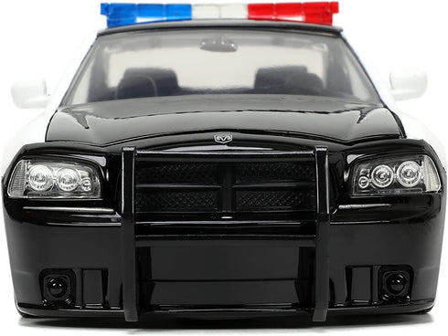1:24 2006 Jada Fast & Furious Dodge Charger Police Car Die-Cast Car, Toys for Kids and Adults