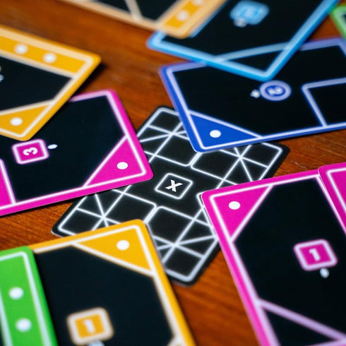 Counts, 2 7 TACTA Card Game, Where Every Card Fast-Paced Strategic Shape Matching Party Game, Analyze and Optimize