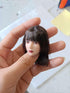 1/6 Scale Female Head Sculpt, Beauty Girl Planted Hair Carving for 12inch PH TBL JO Action Figure Body Collection