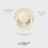 2-Pack, Dummy (0-36 BIBS De Lux Liberty Soother BPA Free Pacifier, Round Nipple. Silicone, Made in Denmark, OneSize