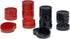 WE Games Checkers Pieces Only - 24 Red and Black Wooden Game Pieces with Drawstring Storage Bag, 1.5 Inch Diameter