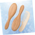 Ipetboom 3pcs Set Newborn Hair Brush Cradle Cap Brush for Babies Infant Shower Comb for Bathing Tools Hair Cleaning