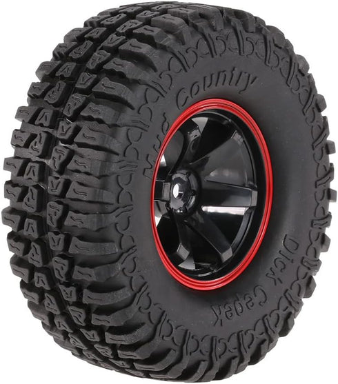 Goolsky 4Pcs AUSTAR AX-3020C 1.9 Inch Tires with Wheel Rim for 1/10 D90 SCX10 CC01 RC Rock Crawler