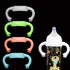 QERPON 2.17" 2.62" Baby Bottle Handle Silicone Baby Bottle Holder with Easy Grip Handles to Hold Their Own Bottle Used