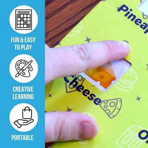 Regal Games Kingo Foods Edition Bingo Game for Kids - Fun Educational Learning for Preschool & Kindergarten - Phonics