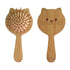 Yuly Set Baby Hair Brush Bamboo Hair Comb Toddler Bathing Head Brush Head Massager Brush Kids Hair Grooming Comb Baby