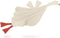 Lulu Moon Muslin Loveys for Babies, Unisex Baby Security Blanket, Goose Lovie 25"x 11" Cream