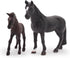 Gemini&Genius Horses Toy for Kids, Farm Horse Animal Playset, Stallion with Horse Cub Family Action Figures Party Favors Supplies, Party Cupcake Toppers, Birthday Gifts for Kids