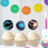 600Pcs 1.5 Inch Planet Solar System Stickers Roll for Kids Round Space Stickers for Boys Girls Solar System Party