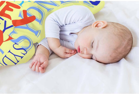 60x50inch D-Story Personalized Baby Blankets with Names, Custom Baby Girls Blanket Initial Swaddle Blanket