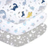 Plushii Crib Sheets for Baby Boys 3 Pack, 28"x 52" Extra Soft