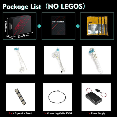LED Light Kit for Lego 43244 Elsa's Ice Palace Creative Lighting Set Accessories - No Models Included