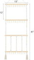 30 Dahey Headband Holder Bow Organizer for Girls Hair Bows Macrame Bow Holder Hair Accessories Hanger Necklace Display