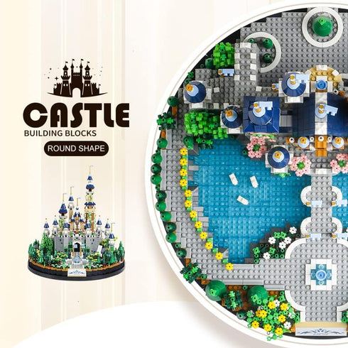 3600PCS Castle Building Blocks Set - Creative Ideals Dream Palace, Best Micro Mini Bricks Gift for 14+