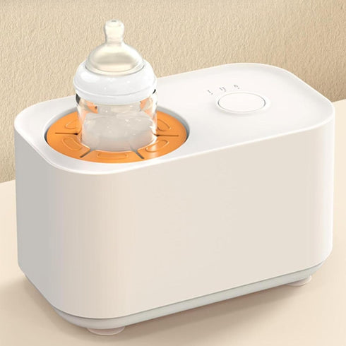 PawwJoy Electric Baby Formula Mixer and Bottle Warmer Automatic Milk Shaker with Dual Speed USB Powered for Travel