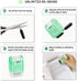 Miseyo Dashed Handwriting Lines Practice Roller Stamp, Self-Inking Mint Green Line Rolling Stamps for Kids