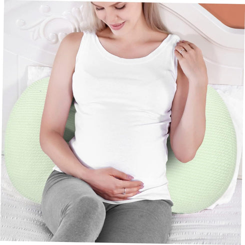 Pregnancy Waist Support Pillow U-Shaped Maternity Cushion for Comfortable Lumbar Support for Pregnant Women