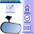 Deaelf 360 Baby Car Mirror Rear Facing, Adjustable HD Wide Angle Convex Mirror, Auto Interior Safety Rearview Mirrors