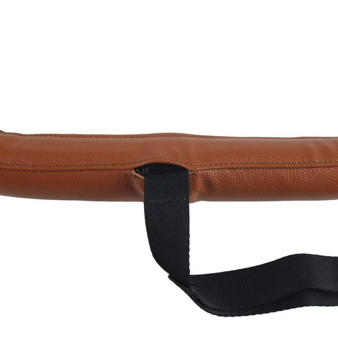 Leather Handle Sleeve Cover for Babyzen Yoyo 2, Stroller Accessories, PU Sleeve Protect Case for YOYO+ Armrest (Brown)