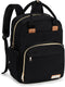 RUVALINO Diaper Bag Backpack, Multifunction Travel Pack Maternity Baby Changing Bags, Large