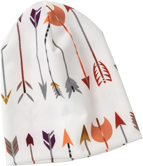 Galabloomer Newborn Swaddle Blanket with Beanie Set Baby Boy Receiving Blanket White Arrow