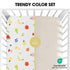2 Pack Set, Little Grape Land Crib Sheets for Boys and Girls, Baby Neutral Crib Fitted Sheets for Standard Crib