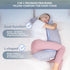 47 inch, Chilling Home Pregnancy Pillow, C Shaped Pregnancy Pillows for Sleeping Full Body Pillow Maternity Pillow