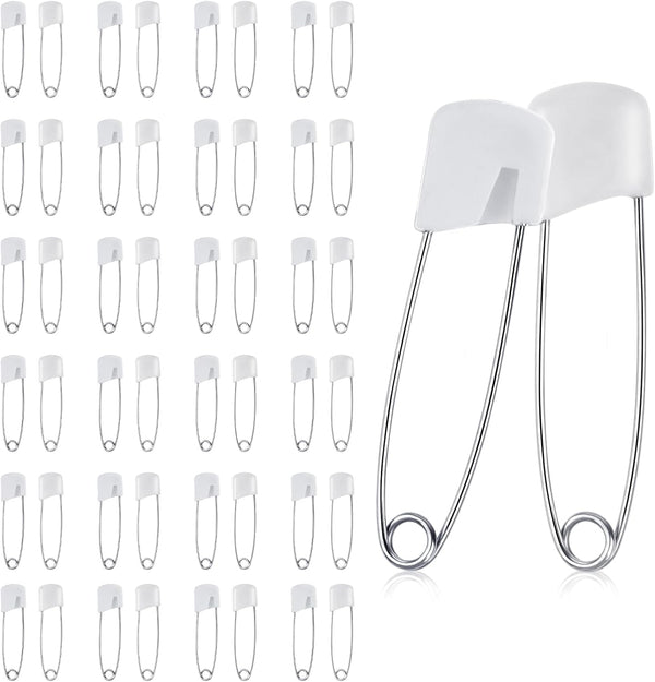 Giantree 50 Pcs Safety Pins, Safety Pins for Clothes, Baby Safety Pin, Diaper