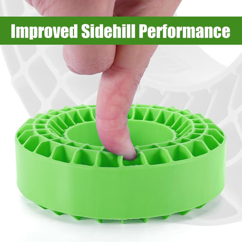 INJORA Silicone Rubber Inserts Foam for 106-108mm 1.9" Tires, Small Green